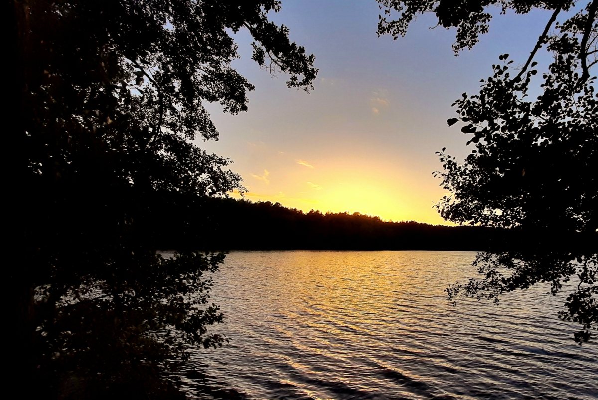 Sonnenuntergang über Zartenow, eingereicht von Heidi